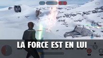 Star Wars Battlefront : Luke détruit un TIE-Fighter en balançant un Stormtrooper