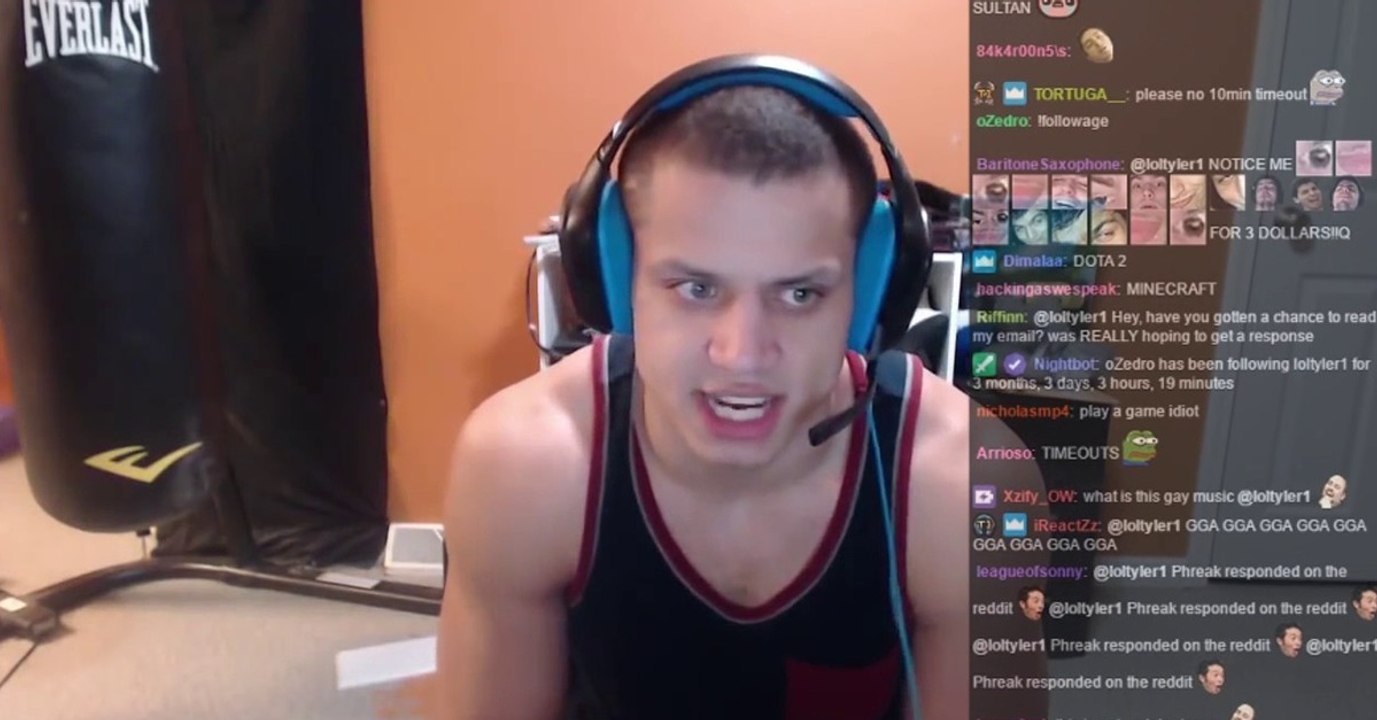 Ein Rioter beleidigt Tyler1