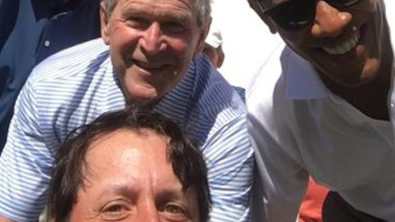 3 Präsidenten auf einen Streich: Er schießt das seltenste Selfie der Welt