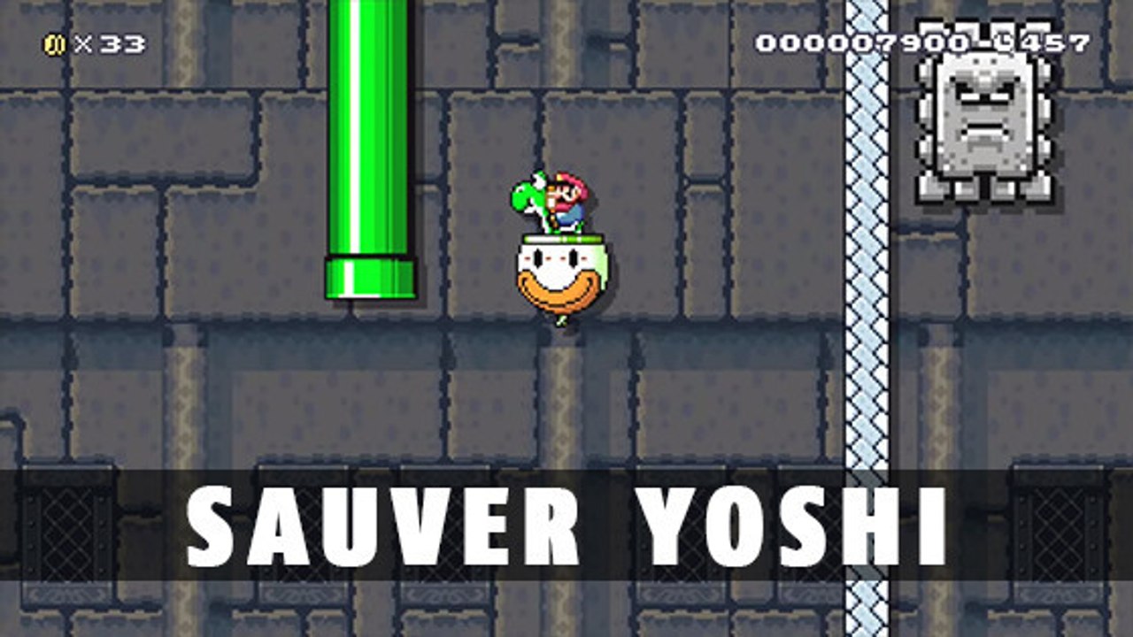 Super Mario Maker : il trouve le moyen de ne tuer aucun Yoshi dans ce niveau spécial