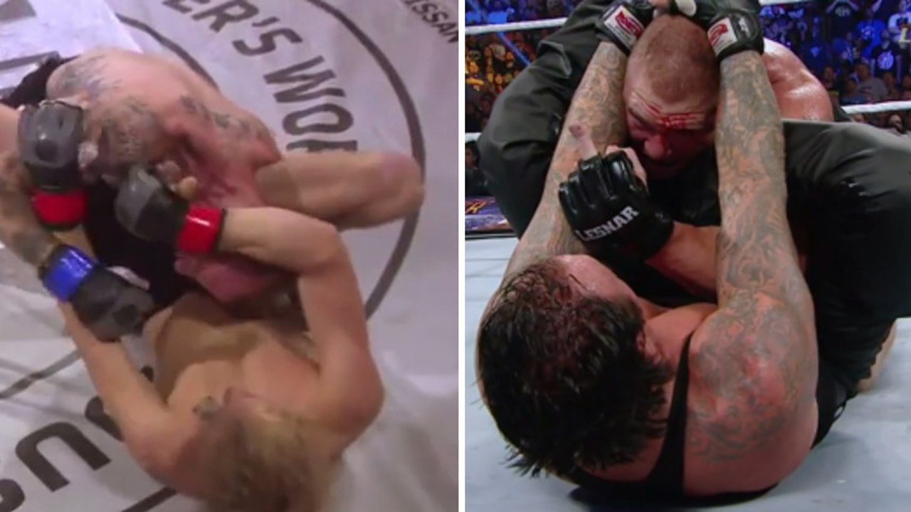 Nathan Holbrooks besiegt seinen Gegner mit einer beeindruckenden Gogoplata