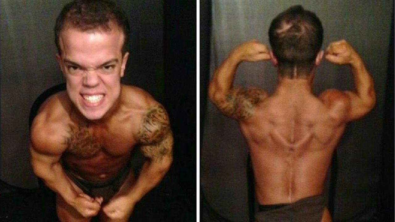 Vince brasco alias "mini-hulk" ist ein beeindruckender kleinwüchsiger bodybuilder!