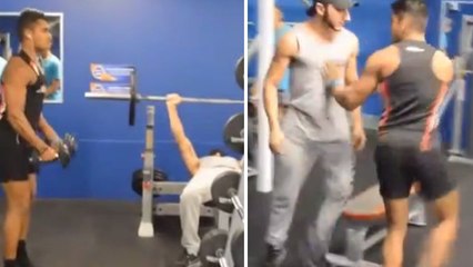 Ein Youtuber macht einen schlechten Witz im Fitnessstudio und entgeht nur knapp einer Schlägerei