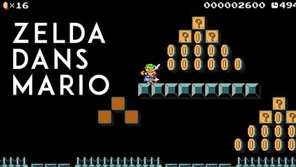 Super Mario Maker : un costume de Zelda pour notre plombier préféré