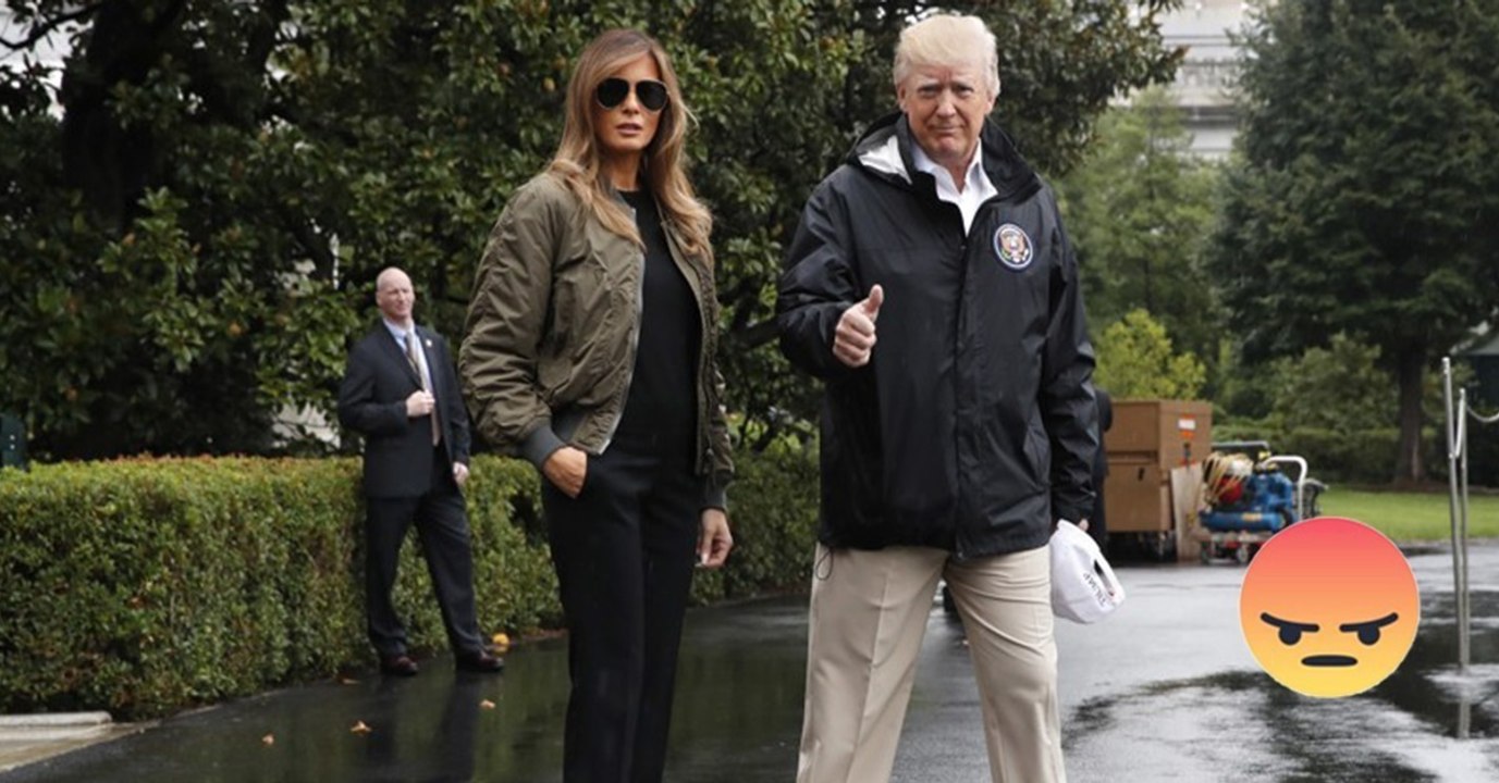 Melania Trump im Katastrophengebiet: Die Amerikaner sind sauer auf die First Lady