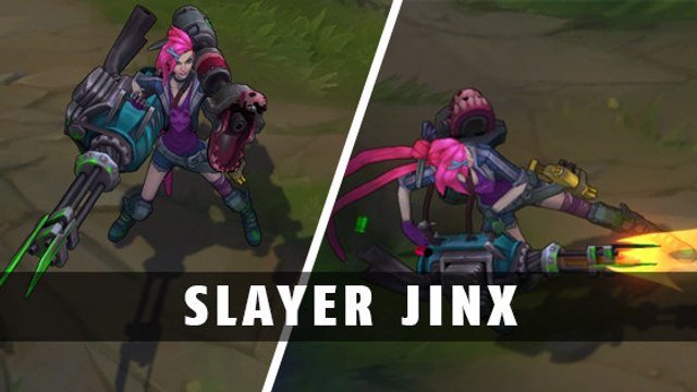 League of Legends : Slayer Jinx, preview du nouveau skin sur le PBE