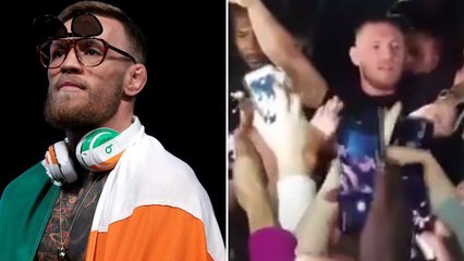 Fußball-Fan greift Conor McGregor an