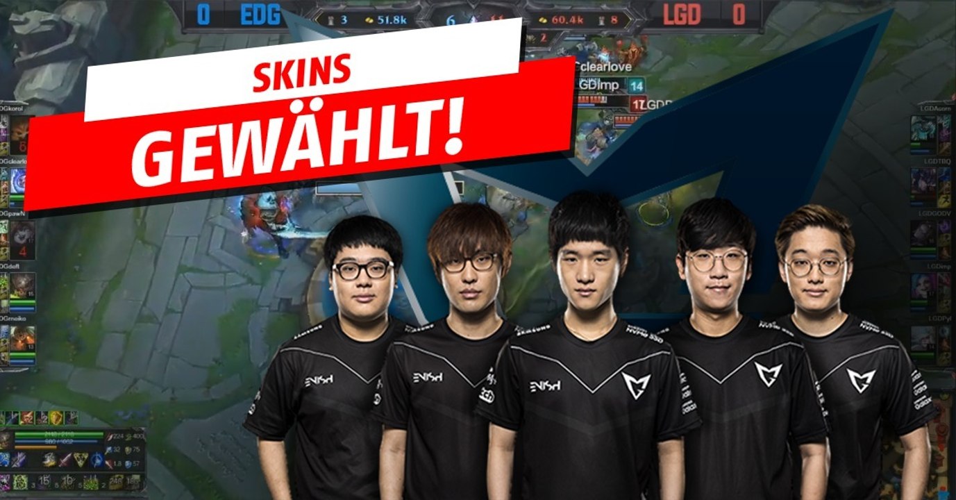 League of Legends: Die Spieler von Samsung Galaxy haben ihre zukünftigen Skins gewählt