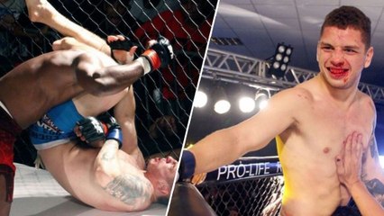 Er kommt als Fan zu einem MMA-Event und wird Champion