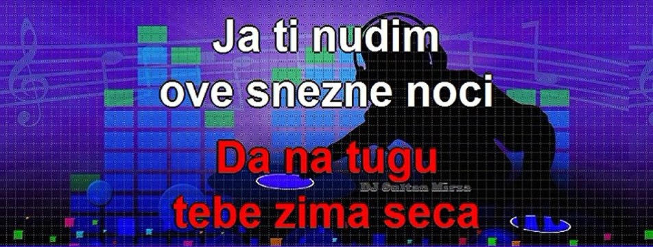 Rekla si mi da ne voliš zimu - Kemal Malovčić (uživo karaoke)