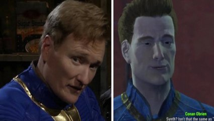 Fallout 4 : quand Conan O'brien essaie le jeu, c'est forcément hilarant