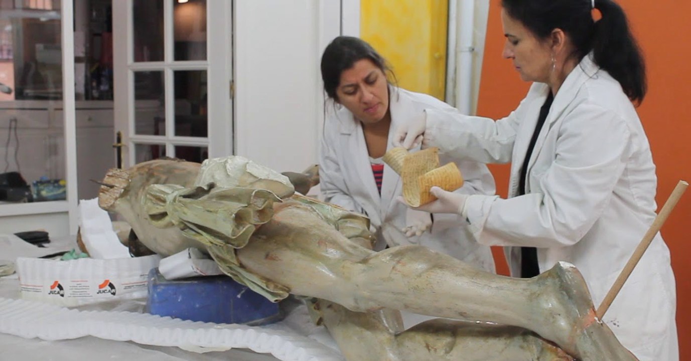 „Zeitkapsel“ in Jesus-Statue gefunden