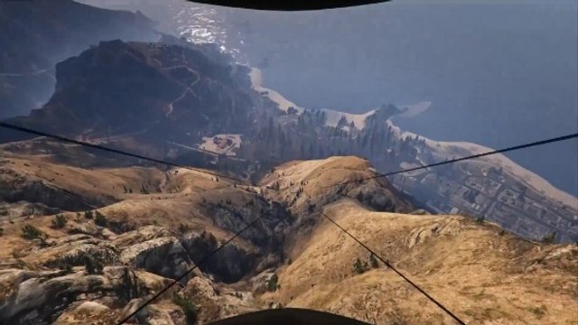 GTA 5 : un saut spectaculaire depuis le mont Illiad tourné à la première personne