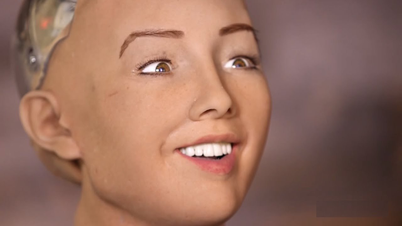 Der erste menschenähnliche roboter „sophia“ sorgt mit einer drohung für unruhe