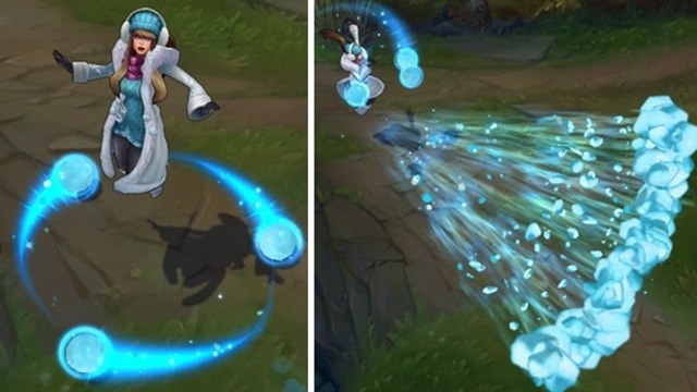 League of Legends : Snow Day Syndra, preview du nouveau skin sur le PBE