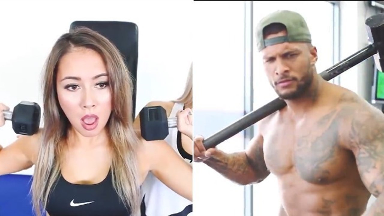 Der Muskelprotz betritt das Gym. Die Reaktion der Mädels ist genial