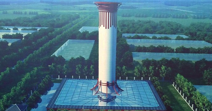 China: Der größte Luftreiniger der Welt nimmt den Betrieb auf