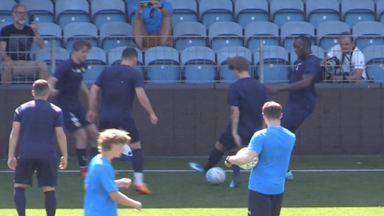 Neue Aufnahmen: Usain Bolt beim Profi-Fußballtraining gefilmt