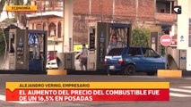 El aumento del precio del combustible fue de un 16,5% en las estaciones de servicio de Posadas