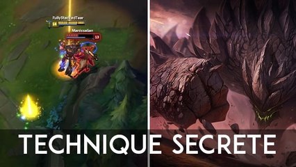 League of Legends : il a une technique secrète pour rendre un adversaire complètement fou avec Malphite