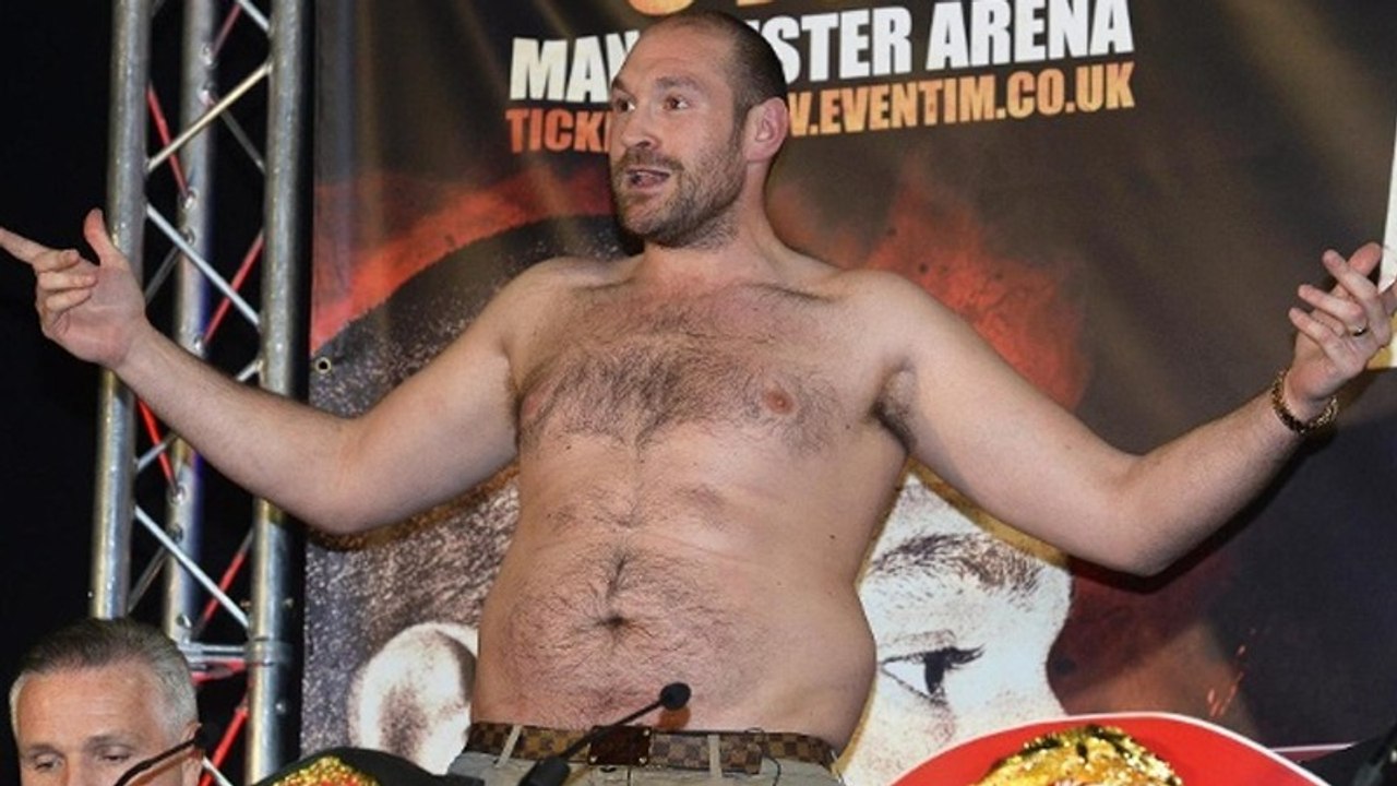 Boxen: tyson fury und sein beeindruckender körperlicher wandel
