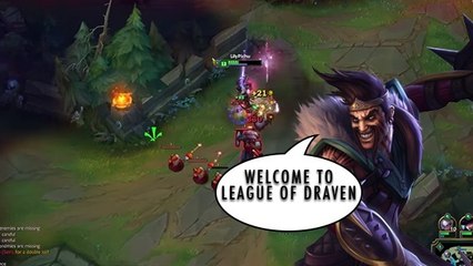 League of Legends : vous ne pouvez pas faire tomber ce Draven en 1v6