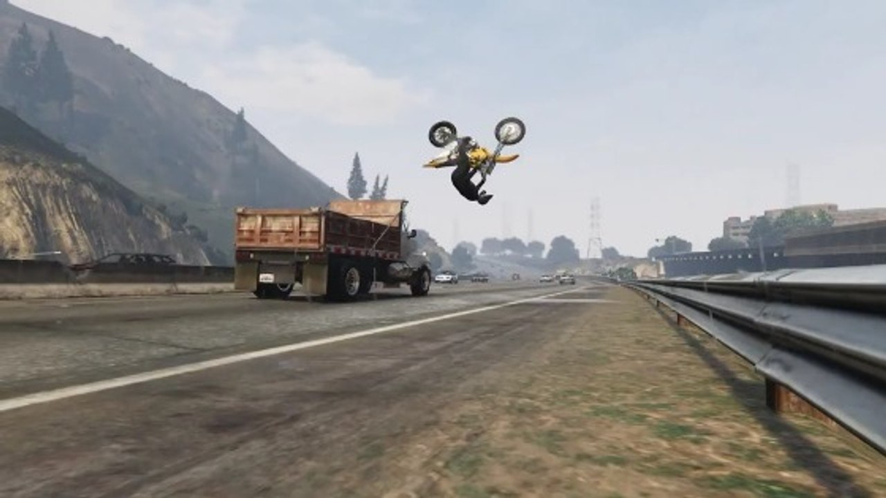 GTA 5 : les pires chutes à moto sont aussi les plus drôles