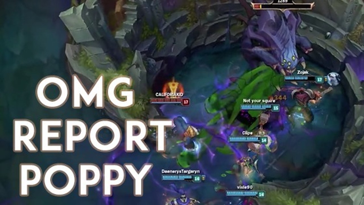League of Legends : on peut voler le baron grâce à un bug de l'ult de Poppy