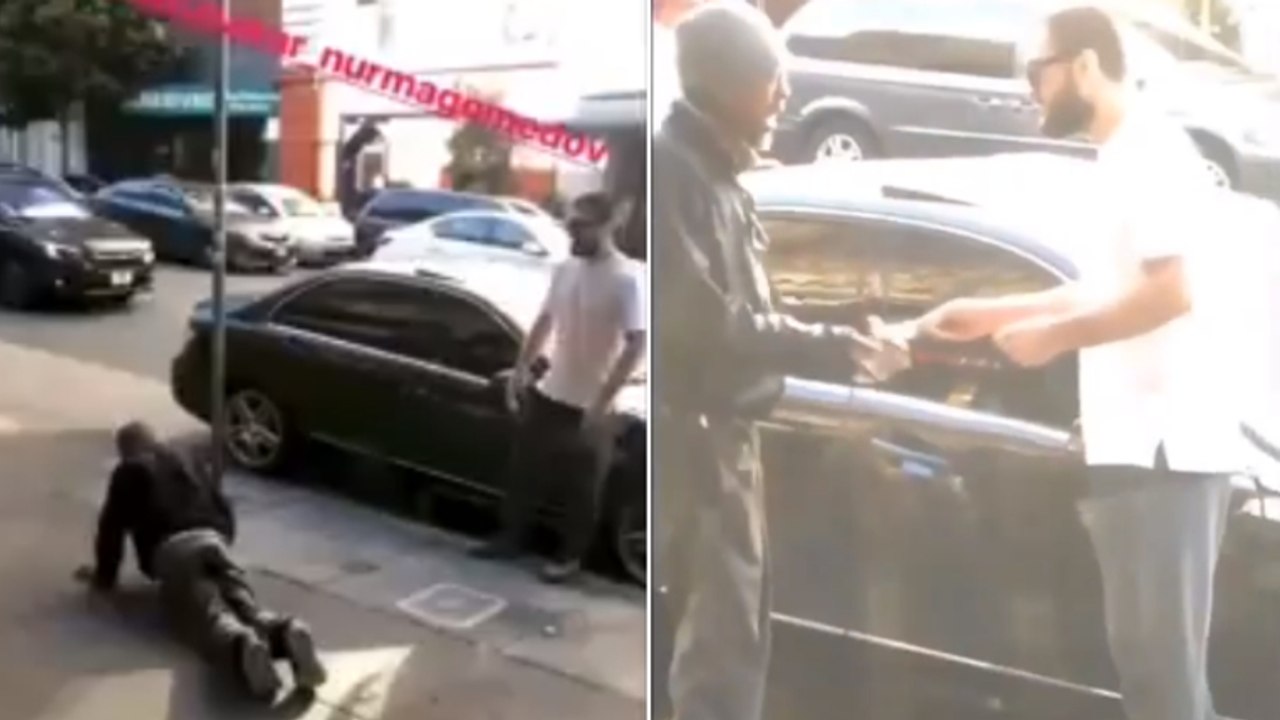 Obdachloser gedemütigt: UFC-Kämpfer Khabib Nurmagomedov sorgt mit Video für Empörung