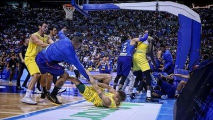 Basketball: Spiel zwischen Australien und den Philippinen endet in Massenschlägerei