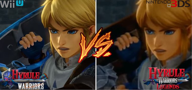 Hyrule Warriors Legends : la vidéo comparative entre la version Wii U et 3DS
