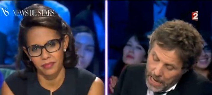 Stéphane Guillon imite Montebourg devant Audrey Pulvar dans le Zapping de News de Stars