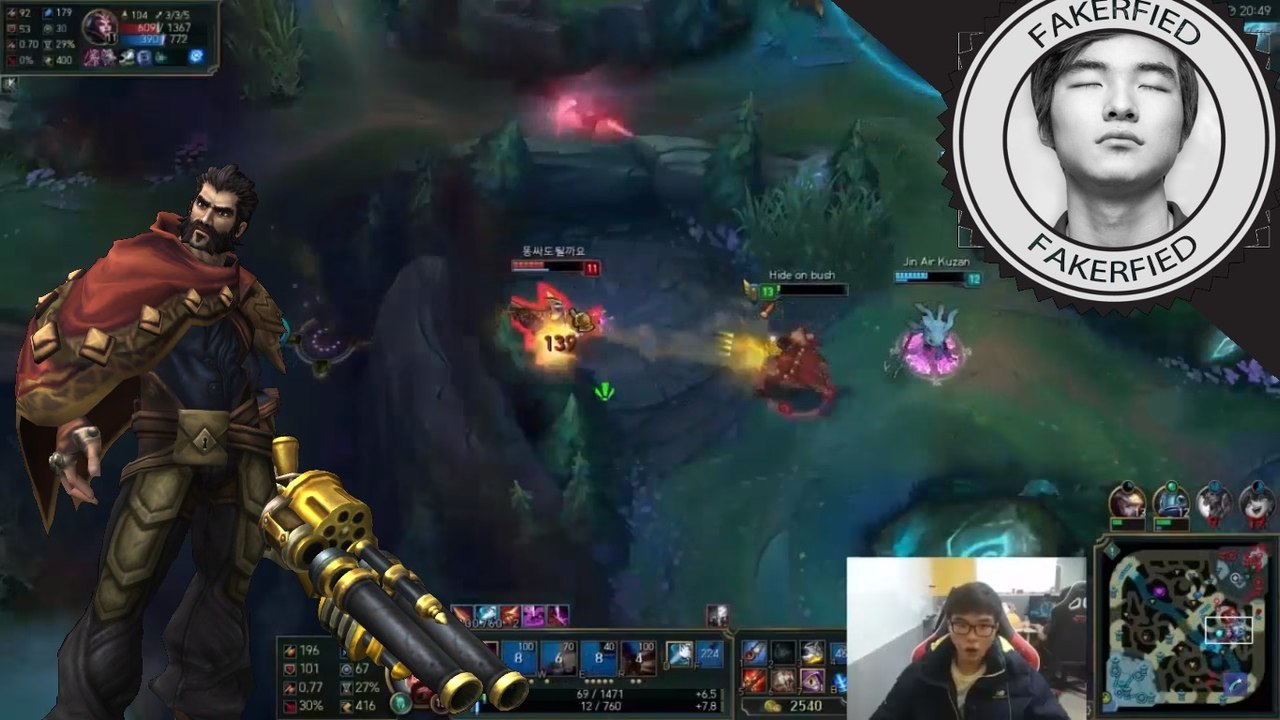 League of Legends : quand les meilleures joueurs pros jouent Graves