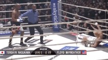 Tränen im Ring: Floyd Mayweather zerlegt Tenshin Nasukawa in einer Runde
