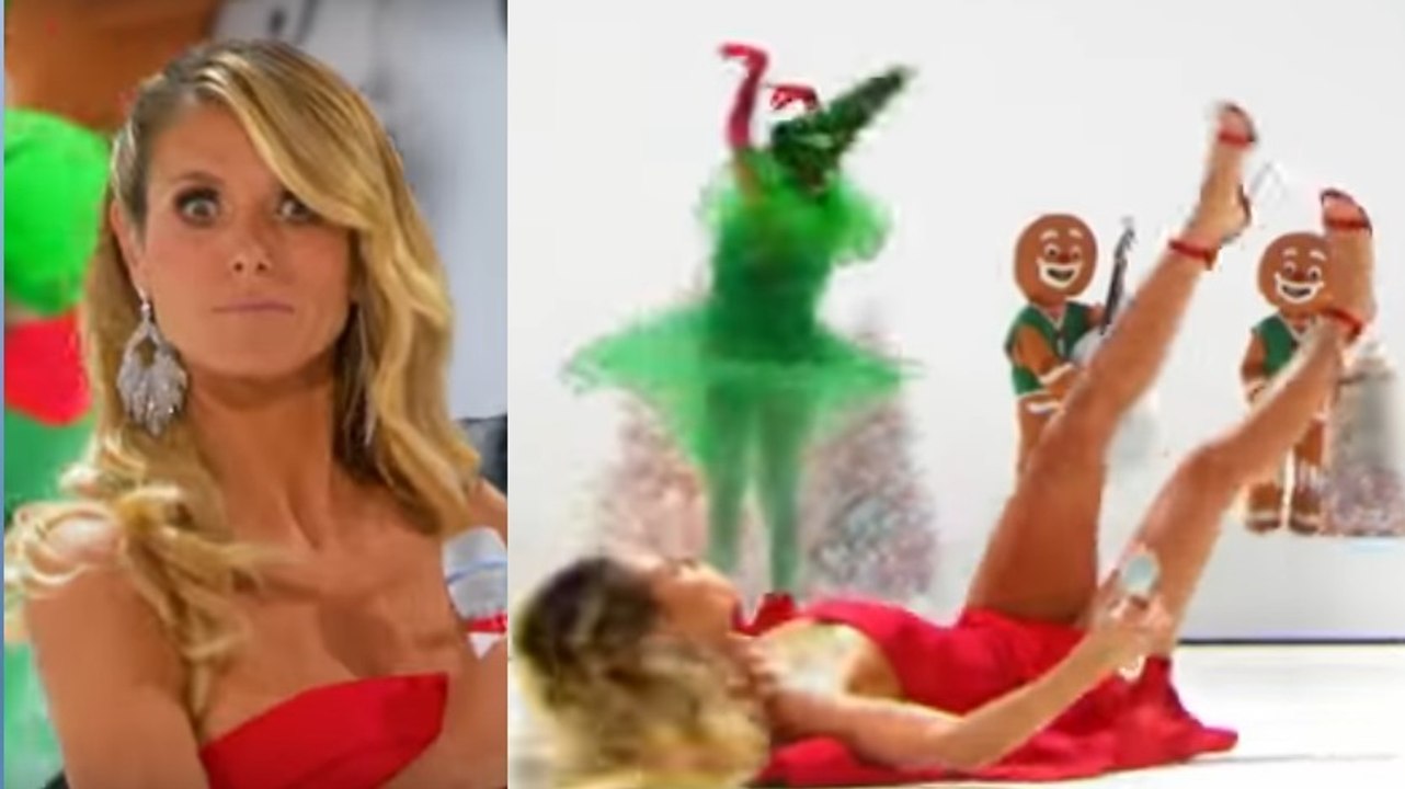 Heidi stürzt, das Kleid rutscht hoch: Die Kameras halten drauf