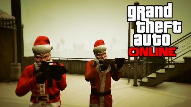 GTA 5 : un gang de Pères Noël massacre tout le monde dans GTA Online