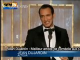 Jean Dujardin remporte le Golden Globe du meilleur acteur dans le Zapping de News de Stars