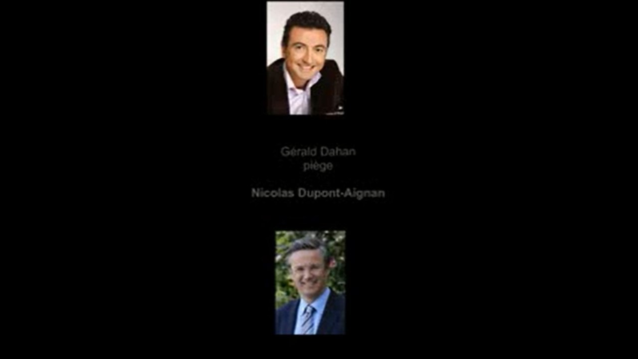 Gérald Dahan piège Nicolas Dupont-Aignan pour Rire et Chansons