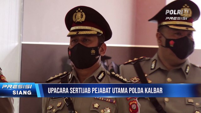 Serah Terima Jabatan Kabidhumas dan 3 Kapolres Wilayah Kalimantan Barat