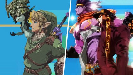 Zelda : Link et Midona débarquent dans un opening du manga Jojo's Bizarre Adventure