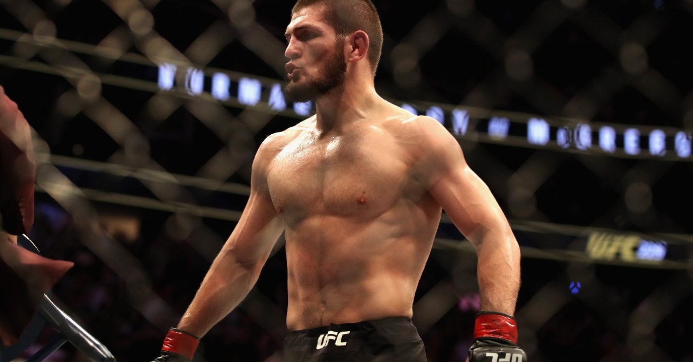 Die unglaublichen Bilder vom ersten MMA-Kampf von Khabib