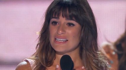 Download Video: Mort de Cory Monteith : Le discours poignant et émouvant de Lea Michele lors des Teen Choice Awards 2013