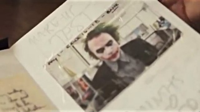 Le journal intime de Heath Ledger pour son rôle du Joker a été dévoilé