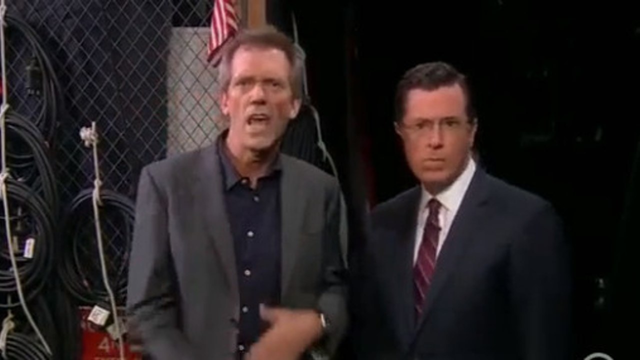 Daft Punk absents, Stephen Colbert fait le show sur Get Lucky avec Hugh Laurie et Matt Damon
