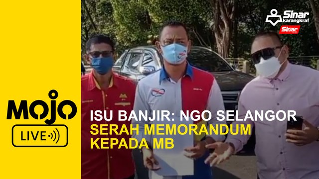 Isu banjir: NGO Selangor serah memorandum kepada MB