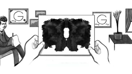 Rorschach : l'homme qui lisait dans les tâches d'encre mis à l'honneur sur Google