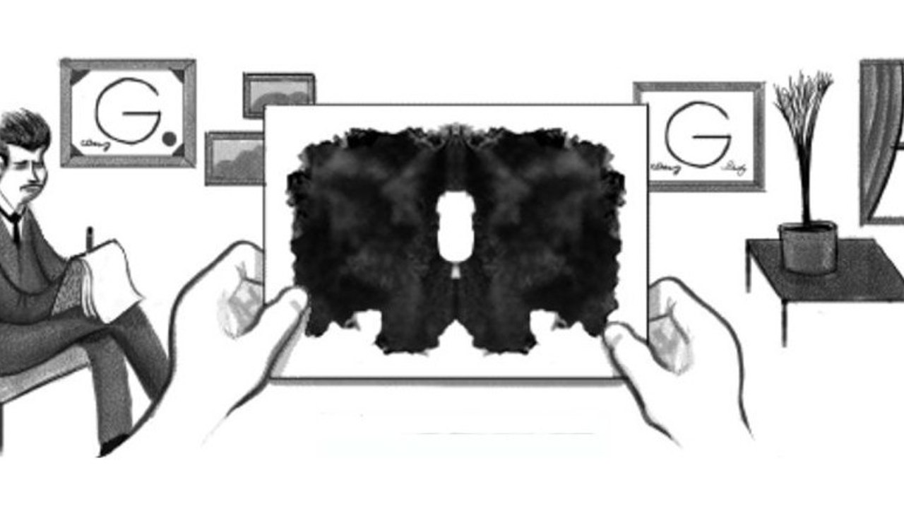 Rorschach : l'homme qui lisait dans les tâches d'encre mis à l'honneur sur Google