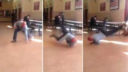 Ce professeur fait du breakdance, mais pas n'importe où