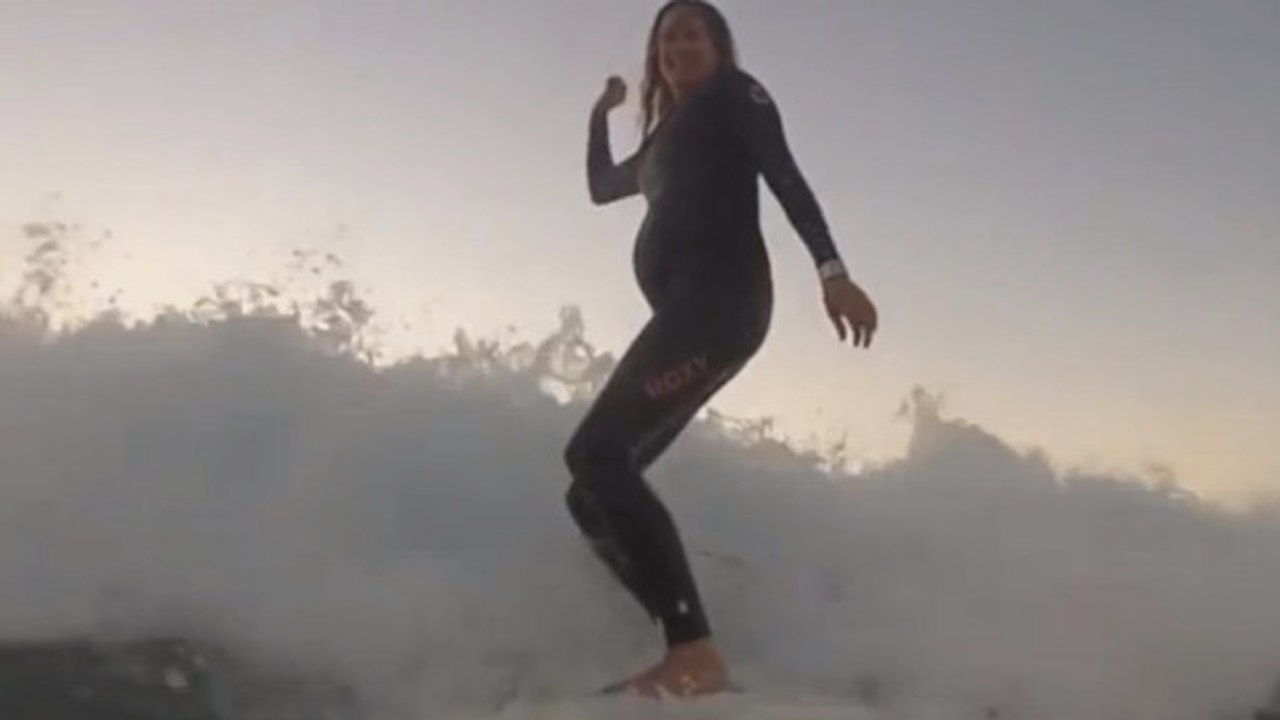 Cette femme enceinte est impressionnante. Son courage va vous épater