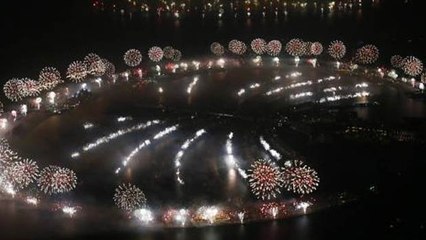 Le plus grand feu d'artifice du monde à Dubaï